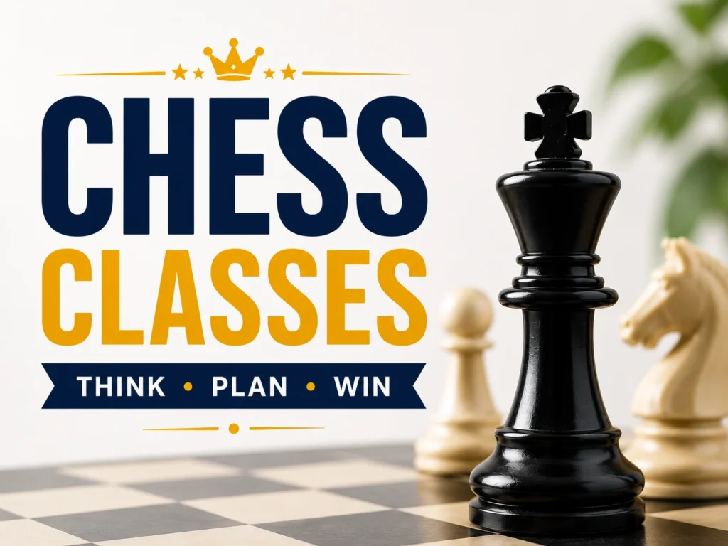 Chess Classes for Kids at Be Smart Academy helping children develop concentration, strategy, critical thinking and problem-solving skills