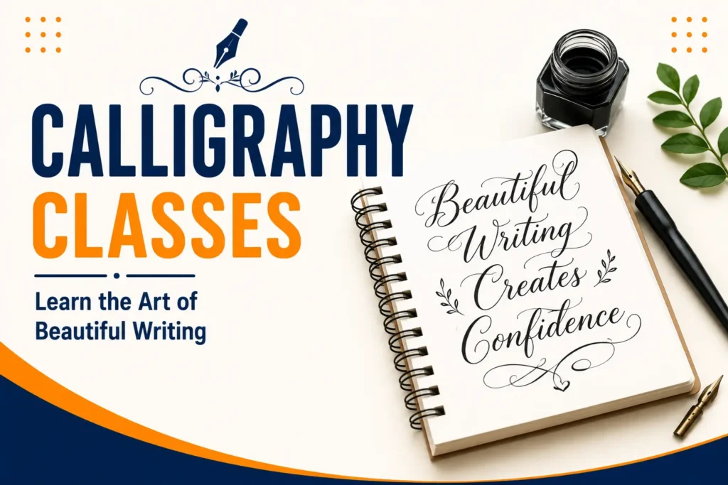 Calligraphy Classes for Kids at Be Smart Academy in State Bank Colony Delhi
