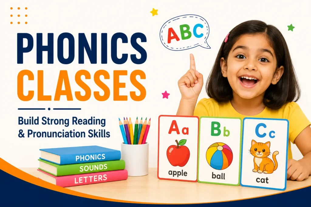 Phonics Classes for Kids at Be Smart Academy in State Bank Colony Delhi